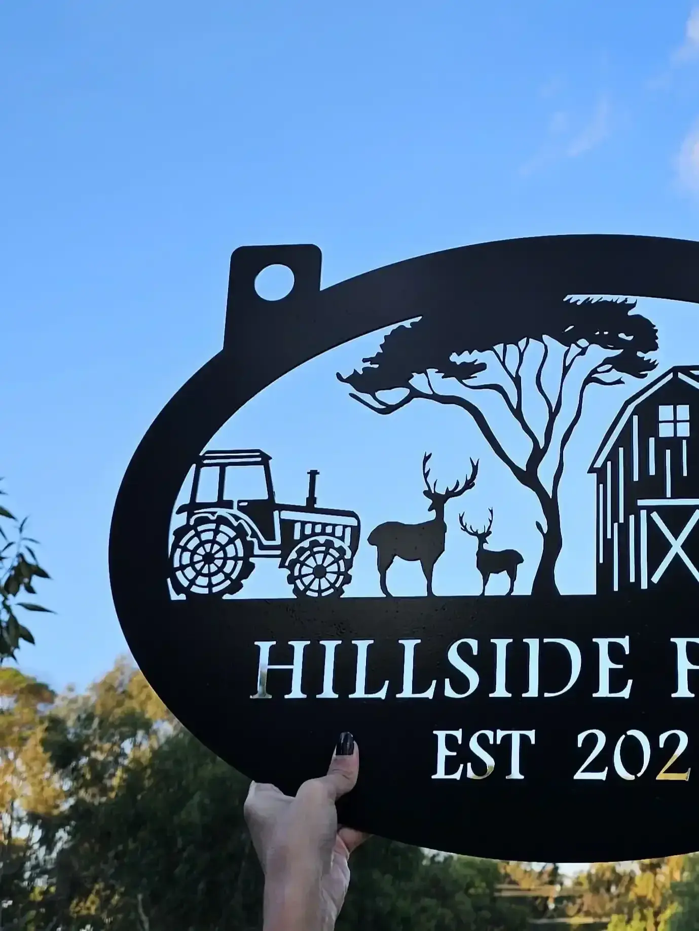 Farm Sign - view 1