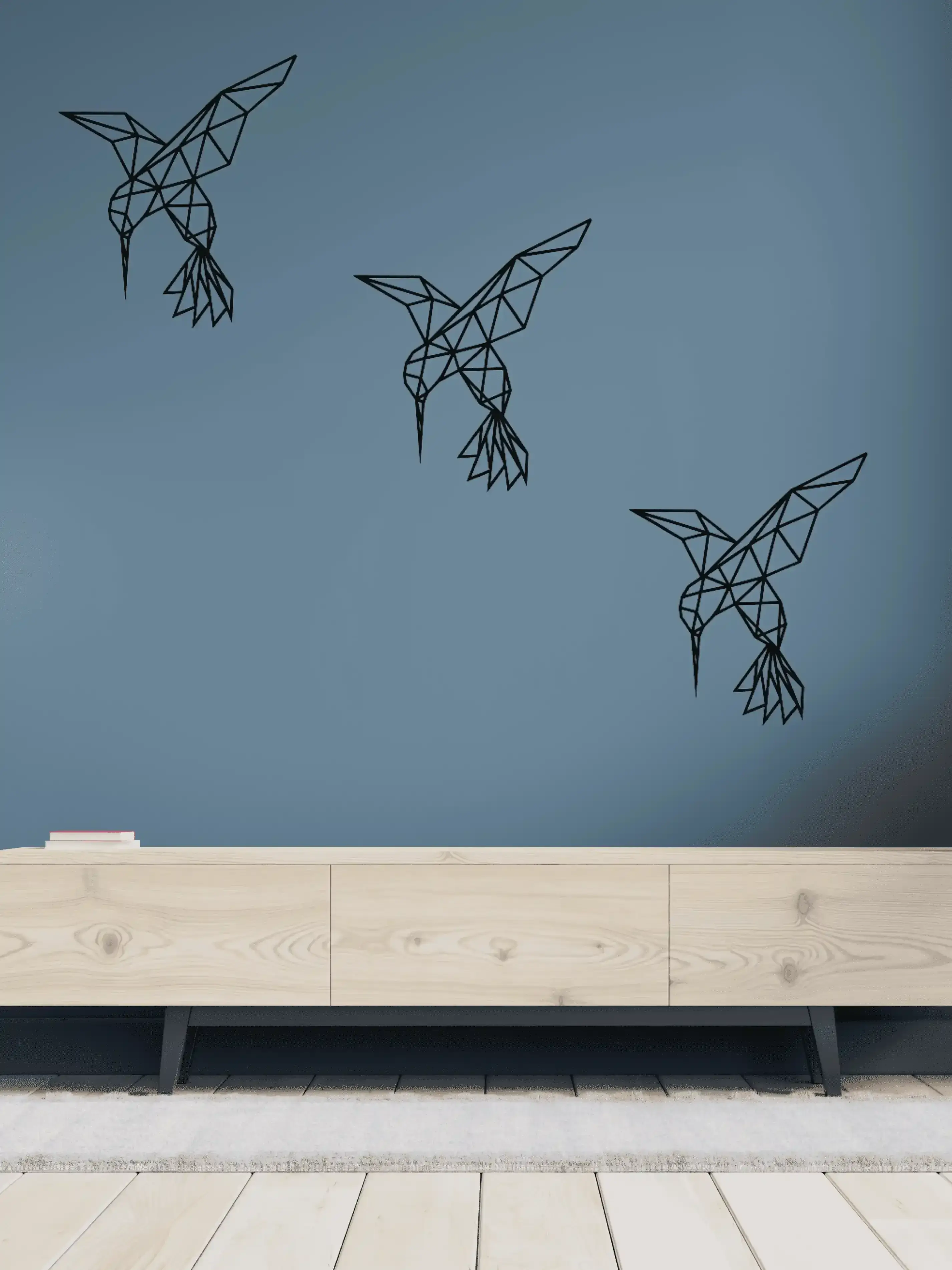 Geometric Hummingbird - view 2