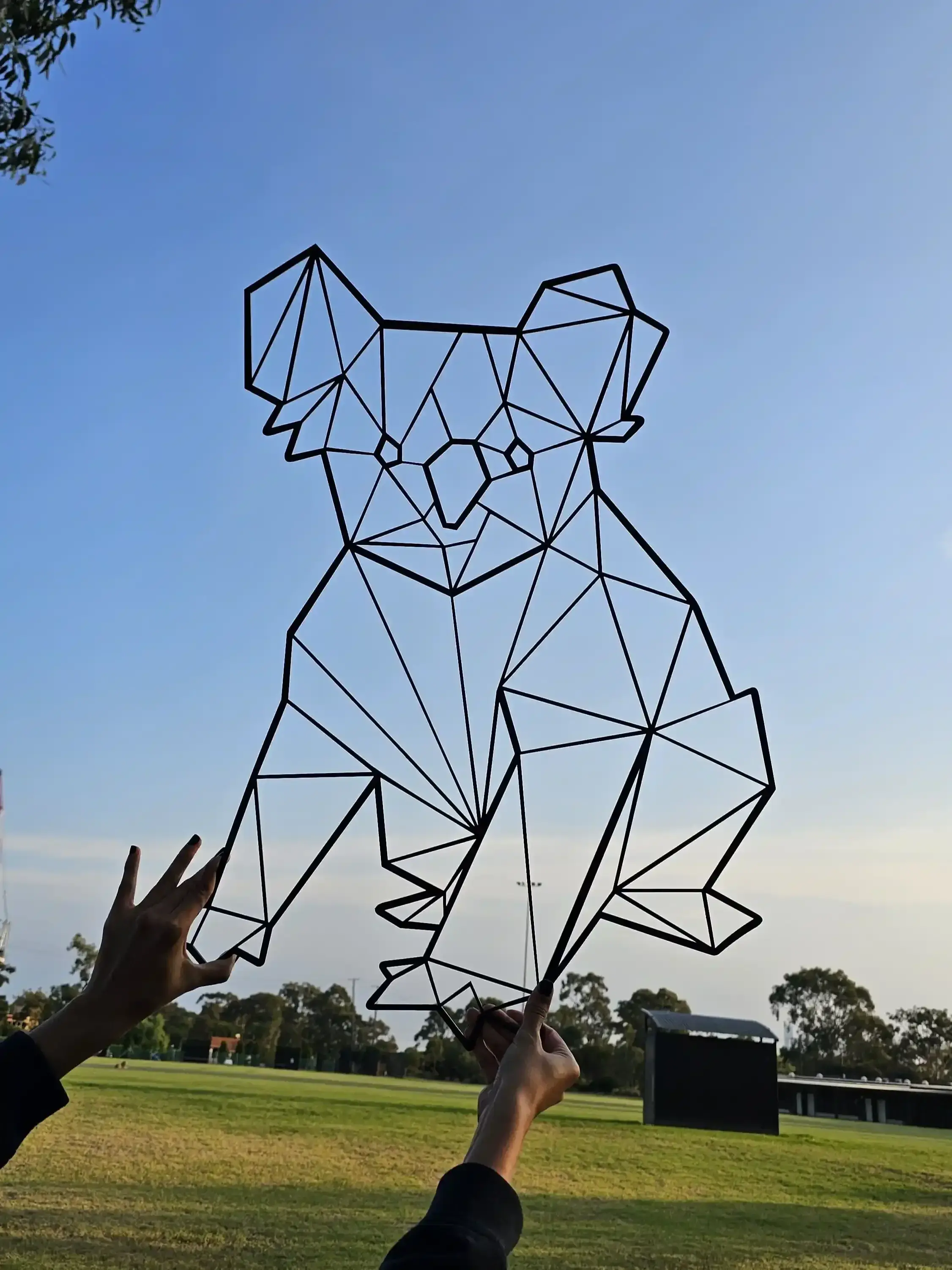 Geometric Koala Wall Art - view 3