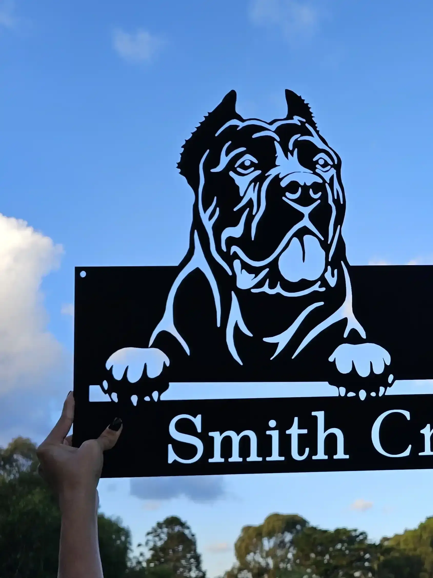Puppy Address Sign - view 1