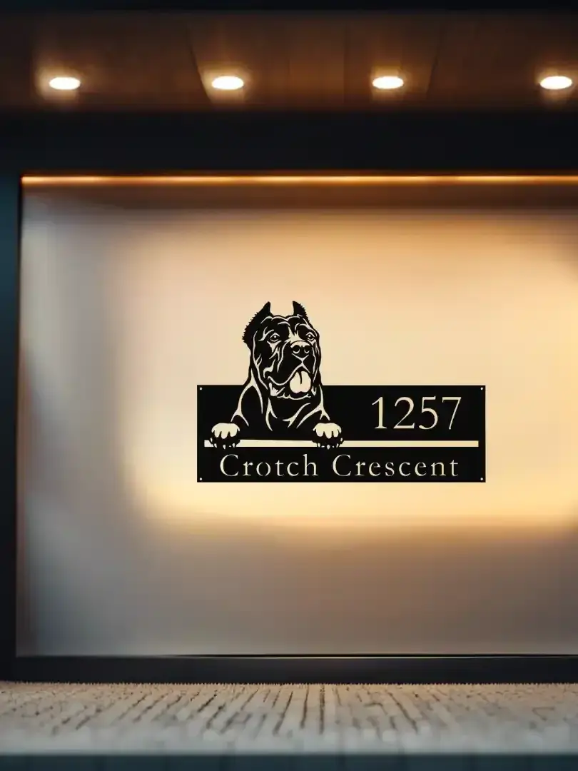 Puppy Address Sign - view 2