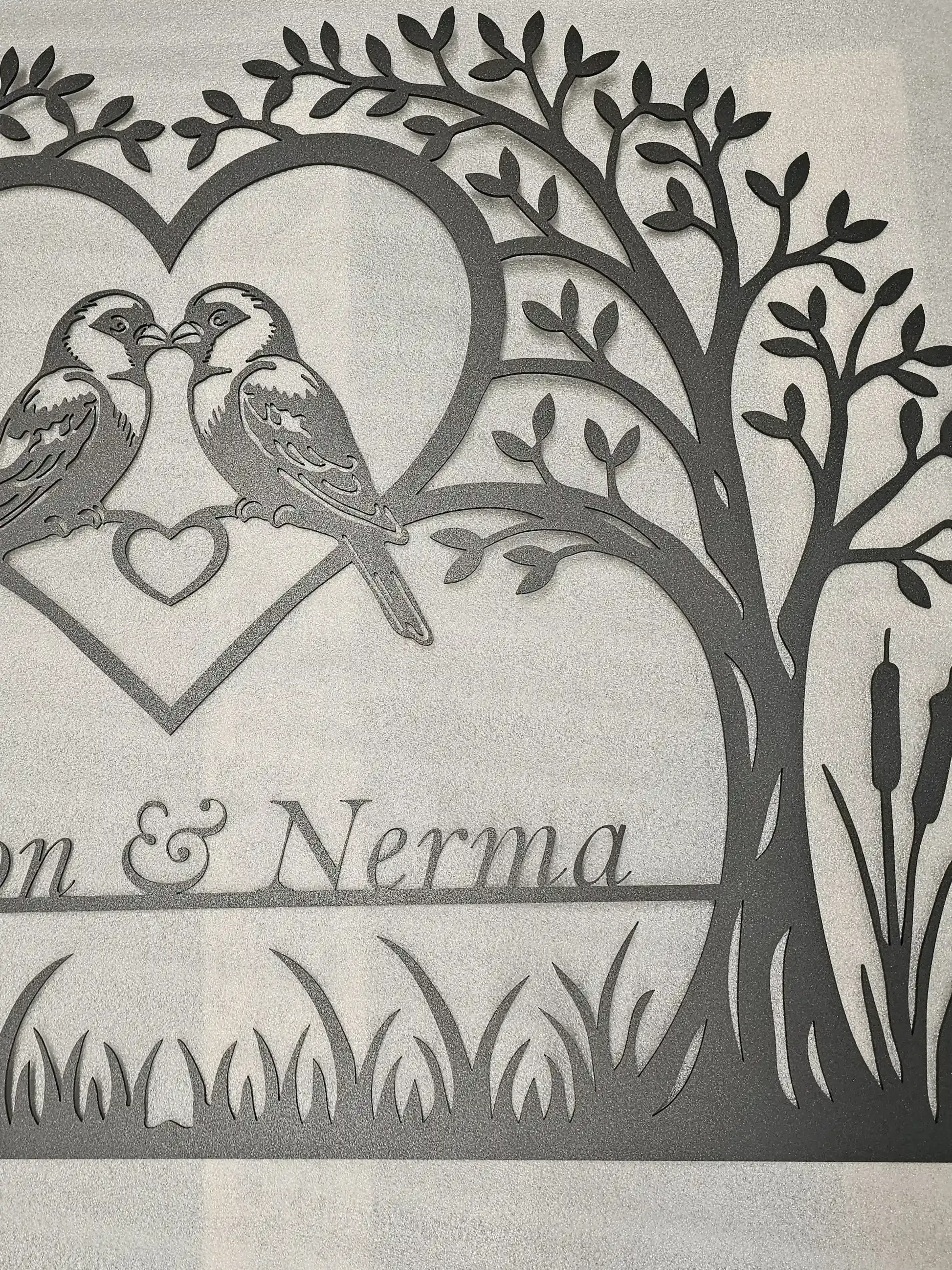 Custom Wedding Sign Wall Art - view 2